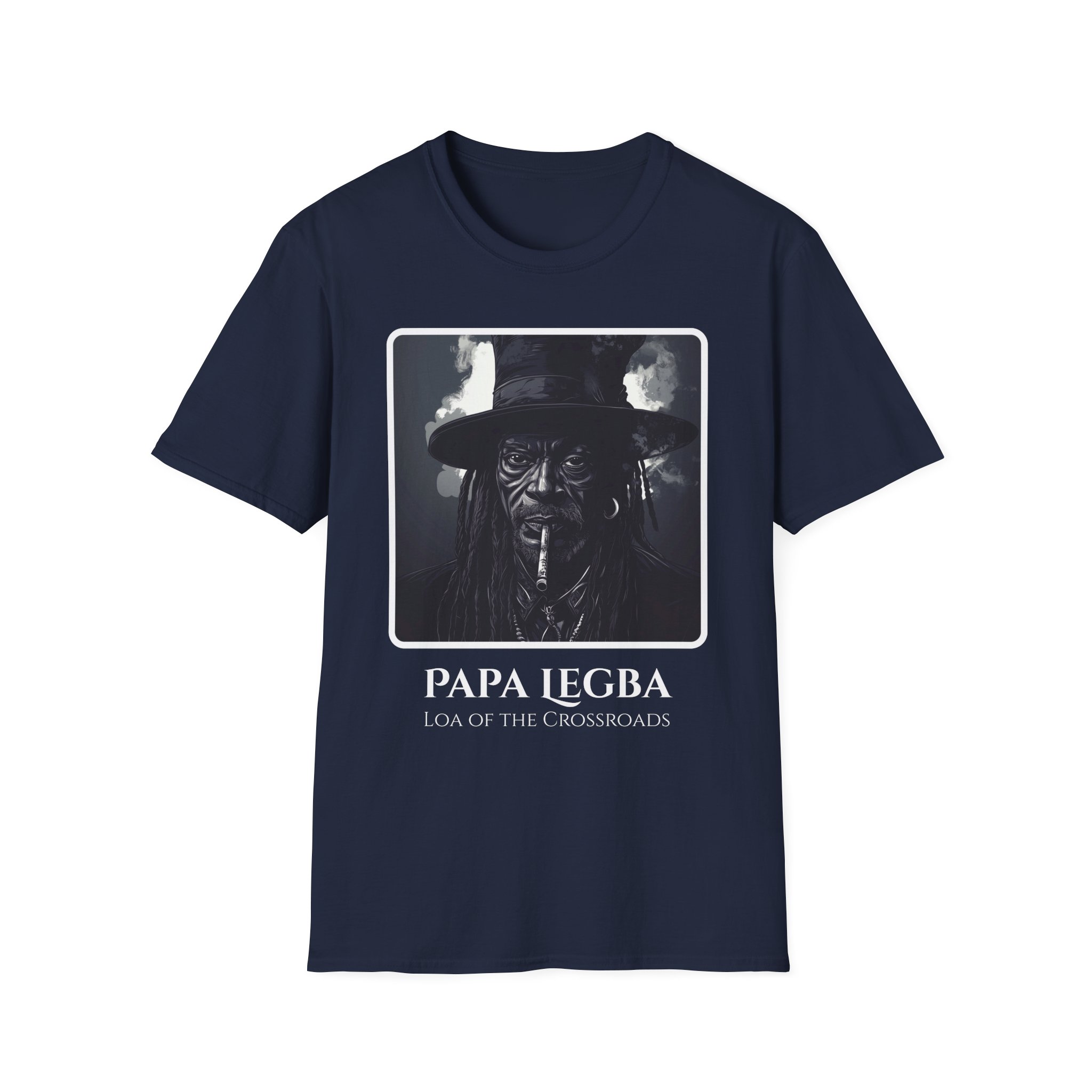 Papa Legba with Veve T-Shirt - Image 7