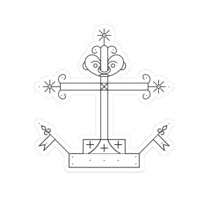 Baron Cimetière Veve Vinyl Sticker | Kiss Cut Design