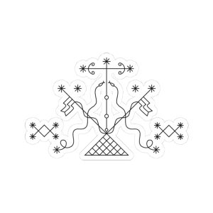 Ayida & Damballah Wedo Veve Sticker